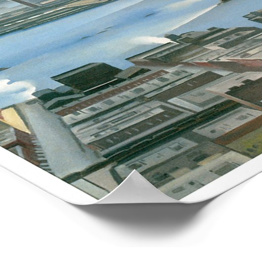 East River Poster (Hoek)