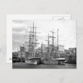 East River Ships, 1900 Briefkaart (Voorkant / Achterkant)