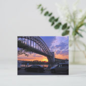 East River Sunset Briefkaart (Staand voorkant)