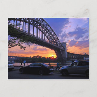 East River Sunset Briefkaart