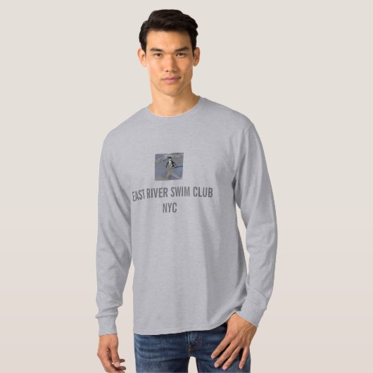 East River Swim Club NYC Long Sleeve T-Shirt (Devant entier)