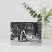 East Side Eviction, NYC, begin jaren 1900 Briefkaart (Staand voorkant)