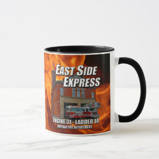 East Side Express Ringer Mok (Flames)