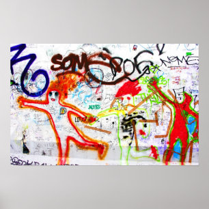East Side Gallery, Berlin Wall, Graffiti (2) Poster
