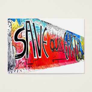 East Side Gallery, Berlin Wall, Save Our Earth (2)