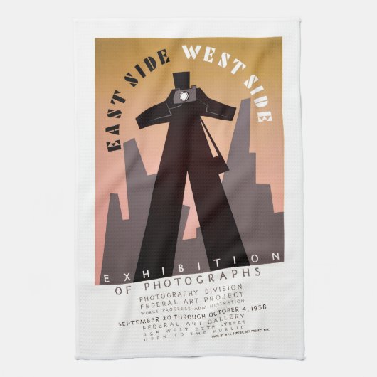 East Side ~ West Side Theedoek (Verticaal)