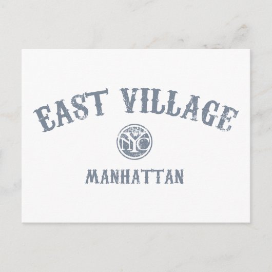East Village Briefkaart (Voorkant)