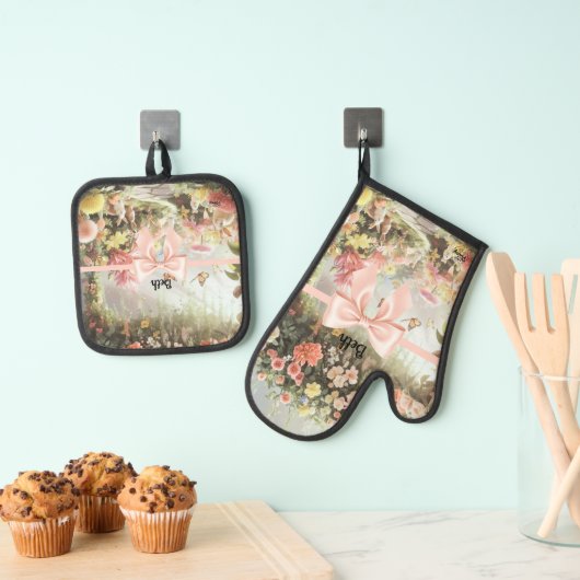 Easter Apron Ovenwant & Pannenlap Set (Insitu(Ophanging))
