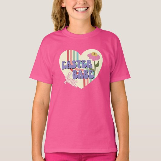 Easter Babe Happy Easter  T-shirt (Voorkant)
