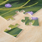 Easter Basket Egg Hunt Pastel Watercolor Legpuzzel (Zijkant)