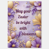 ~ EASTER BE BRIGHT WITH BLOSSOMS ~  Magnet (Recto)