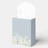 Easter-bericht - Witte rand voor Floral Bedankdoosjes (Geopend)