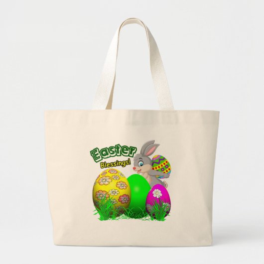 Easter Blessings-Easter Tote Bag (Devant)
