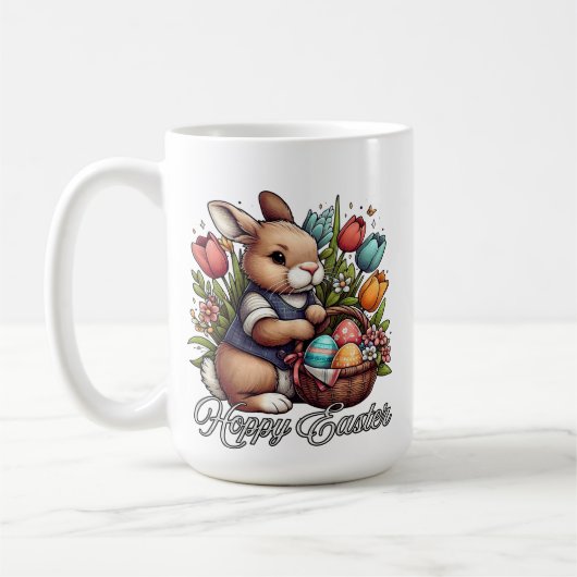 Easter Blessings-Hoppy Easter Coffee Mug (Gauche)