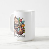 Easter Blessings-Hoppy Easter Coffee Mug Koffiemok (Voorkant links)