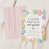 Easter Brunch and Egg Hunt Easter Holiday Kaart