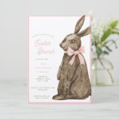 Easter Brunch Invitation Kaart (Staand voorkant)