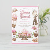 Easter Brunch Invitation Kaart (Staand voorkant)