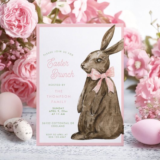 Easter Brunch Invitation Kaart