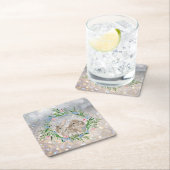 Easter Bunnies Square Paper Onderzetter (Insitu)