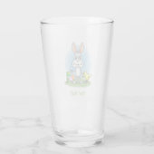 Easter Bunny and the Chicken Glas (Achterkant)