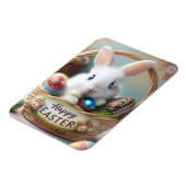 Easter bunny chocolate egg magneet (Linkerzijde)