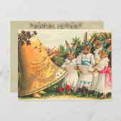  Easter Bunny Choir Feestdagenkaart (Voorkant / Achterkant)