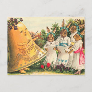 Easter Bunny Choir Feestdagenkaart