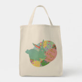 Easter Bunny Eggs Tote Bag (Dos)