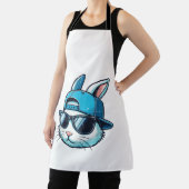 Easter Bunny Face Baseball Cap Sunglasses Rabbit B Schort (Insitu)