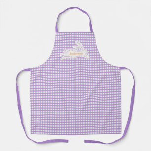 Easter Bunny Gingham Custom Schort