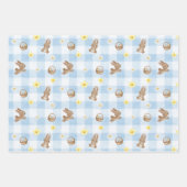 Easter Bunny Gingham Wrapping Paper Sheets (Voorkant 3)