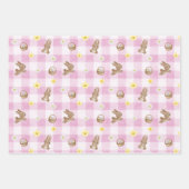 Easter Bunny Gingham Wrapping Paper Sheets (Voorkant 2)
