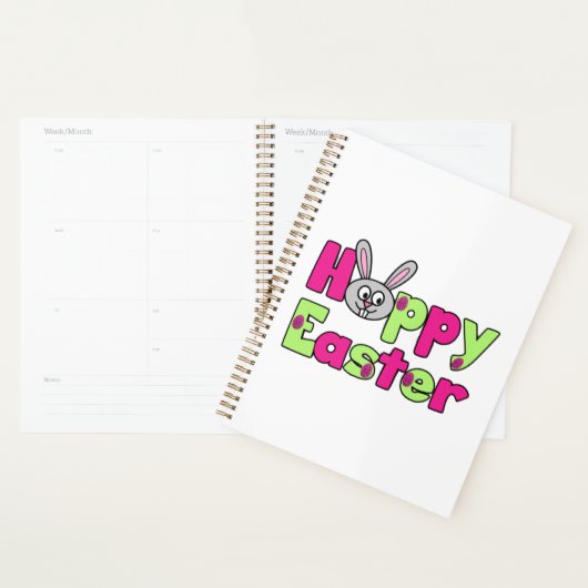 Easter Bunny Happy Easter Eggs Planner (Display)