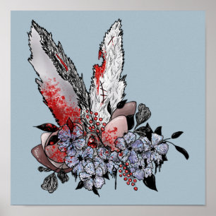 Easter Bunny Horror Poster