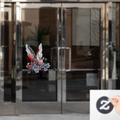 Easter Bunny Horror Raamsticker (Kantoordeur)