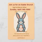 Easter Bunny Image Frame  Kaart (Voorkant)