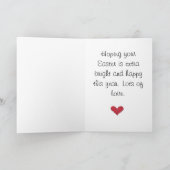 Easter bunny kaart (Binnen)