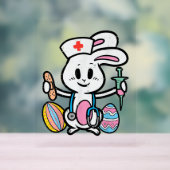 Easter Bunny Nurse Stethoscope mignonne Rabbit Scr (Neutre)