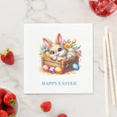 Easter Bunny Paper Napkins Servet (Insitu)
