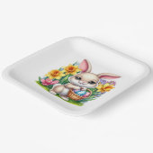 Easter Bunny Papieren Bordje (Gebogen)