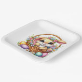 Easter Bunny  Papieren Bordje (Gebogen)