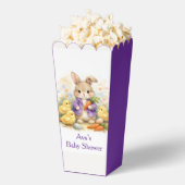 Easter Bunny Purple Jacket Baby Shower Bedankdoosjes (Popped)