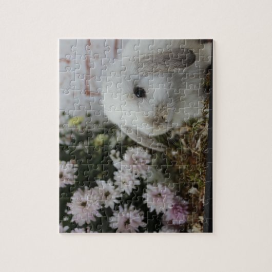 easter bunny puzzle white (Vertical)