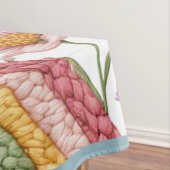 Easter Bunny Rainbow Art Spring Wildflowers Meadow Tafelkleed (Voorbeeld)