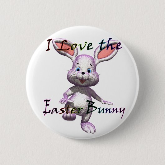easter.bunny ronde button 5,7 cm (Voorkant)
