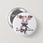 easter.bunny ronde button 5,7 cm (Voorkant /achterkant)
