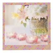 Easter Bunny Rose Eggs Photo Cube (Devant)