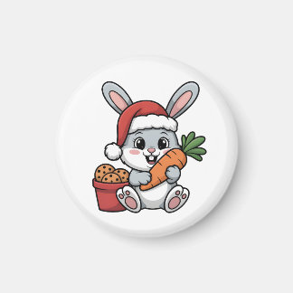 Easter Bunny’s Carrot Christmas Funny Cute Holiday Magneet