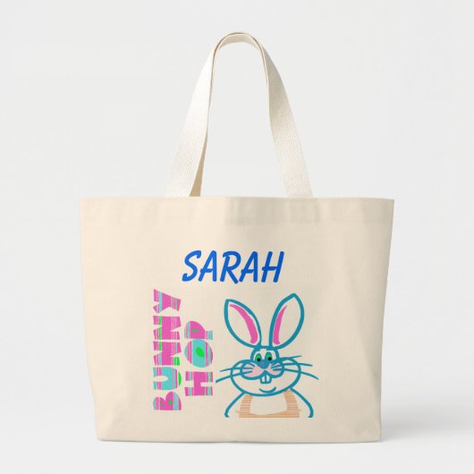 EASTER BUNNY SAC FOURRE-TOUT PERSONNALISÉ (Devant)